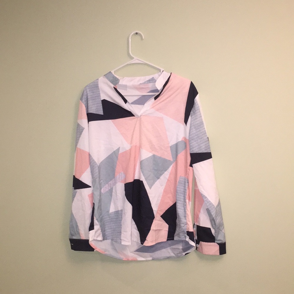 Multi colored blouse large